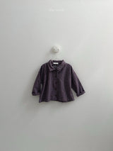 [minirobe] Lia check shirt