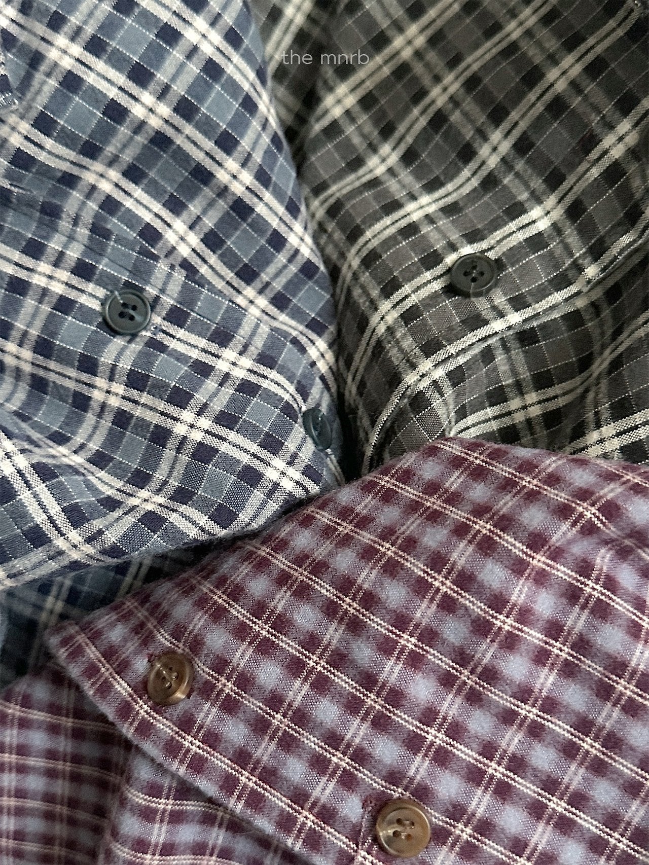 [minirobe] Lia check shirt