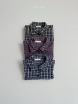 [minirobe] Lia check shirt