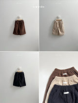 [minirobe] Culotte corduroy pants