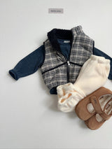 [digreen] Reversible Check Vest