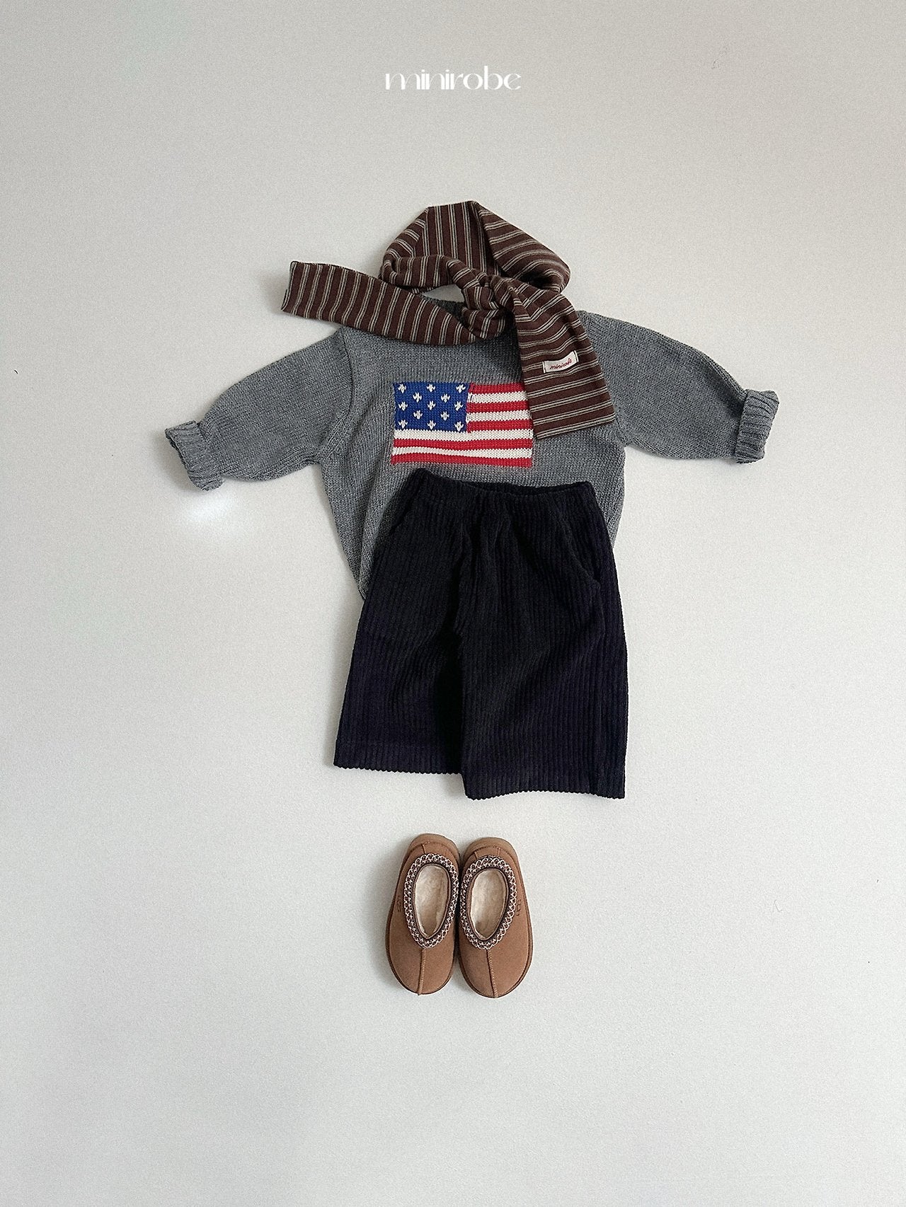 [minirobe] Culotte corduroy pants