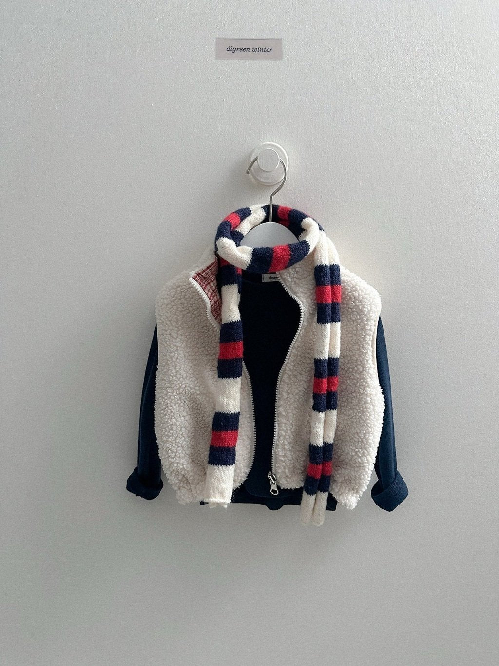 [digreen] Reversible Check Vest