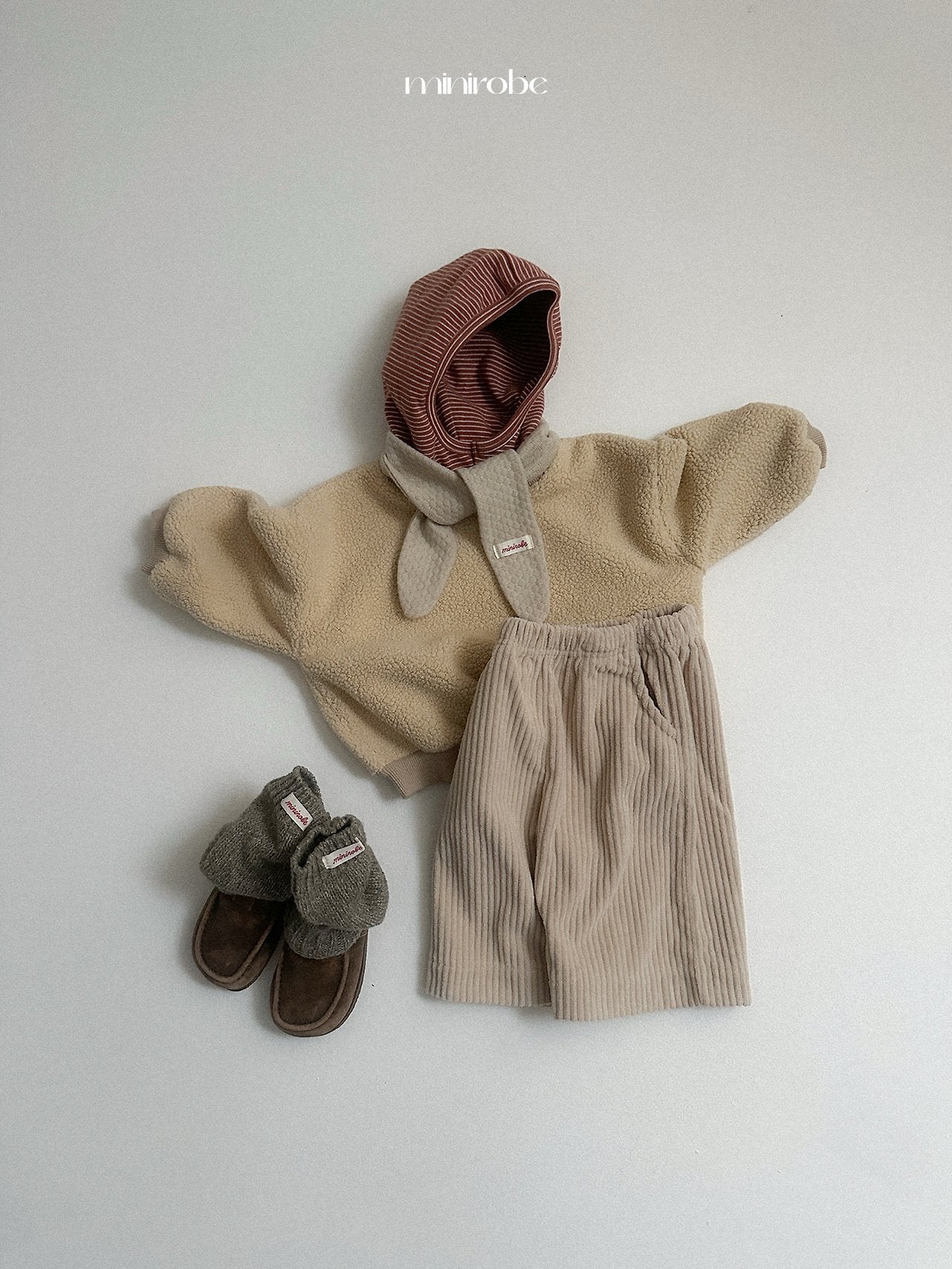 [minirobe] Culotte corduroy pants