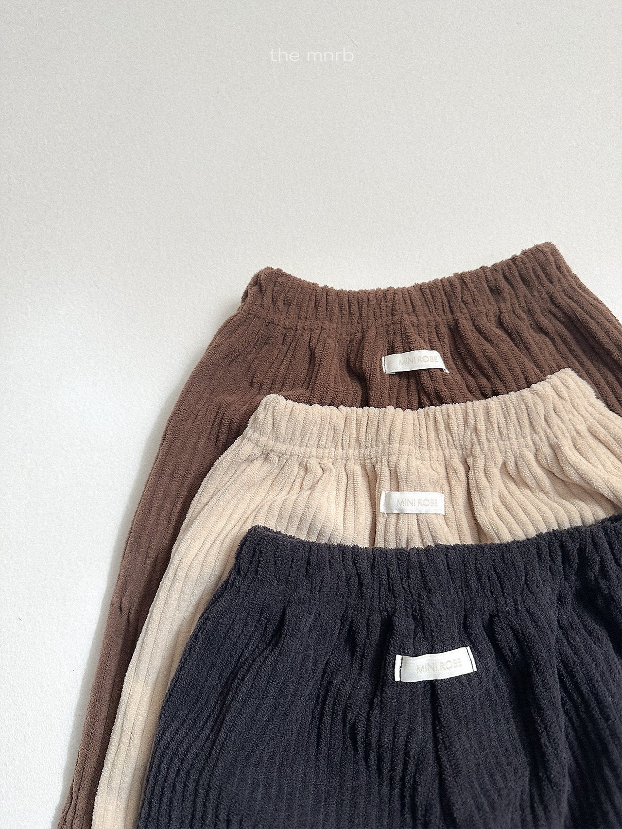 [minirobe] Culotte corduroy pants