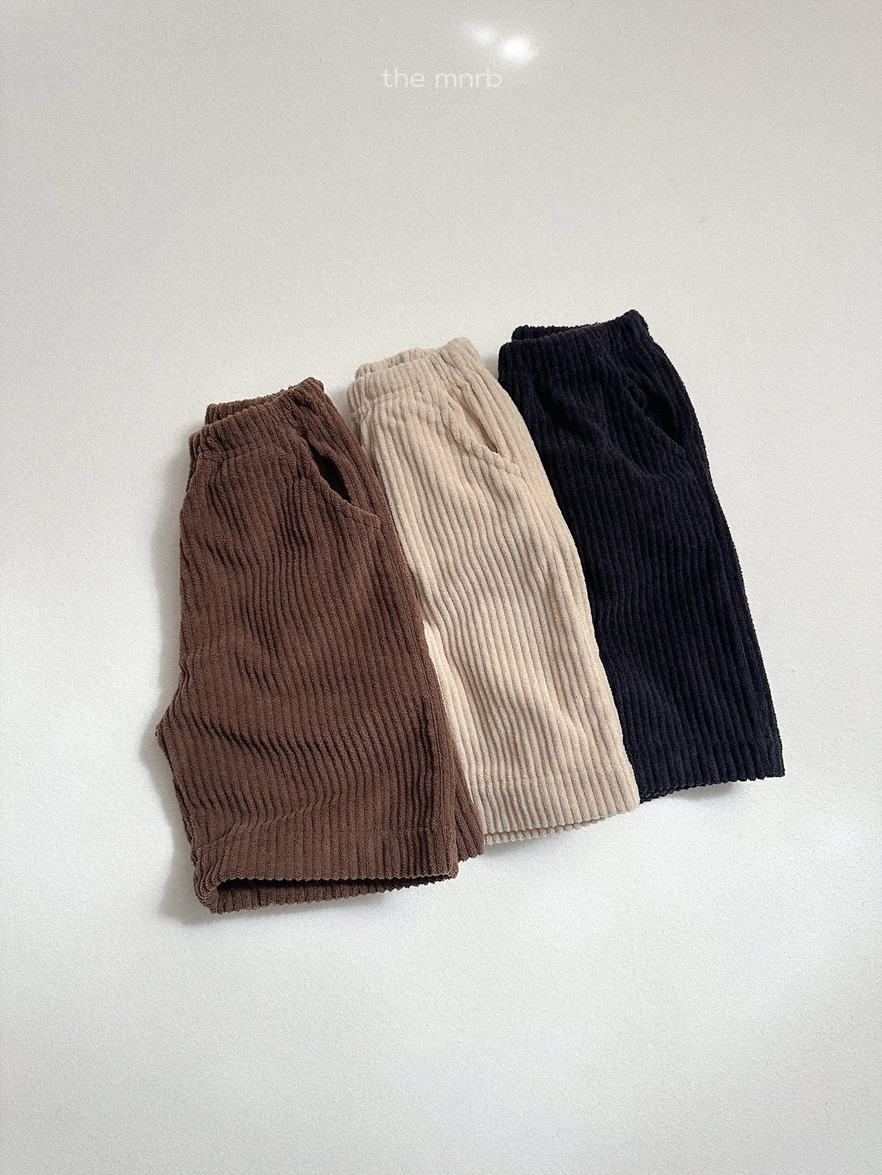 [minirobe] Culotte corduroy pants