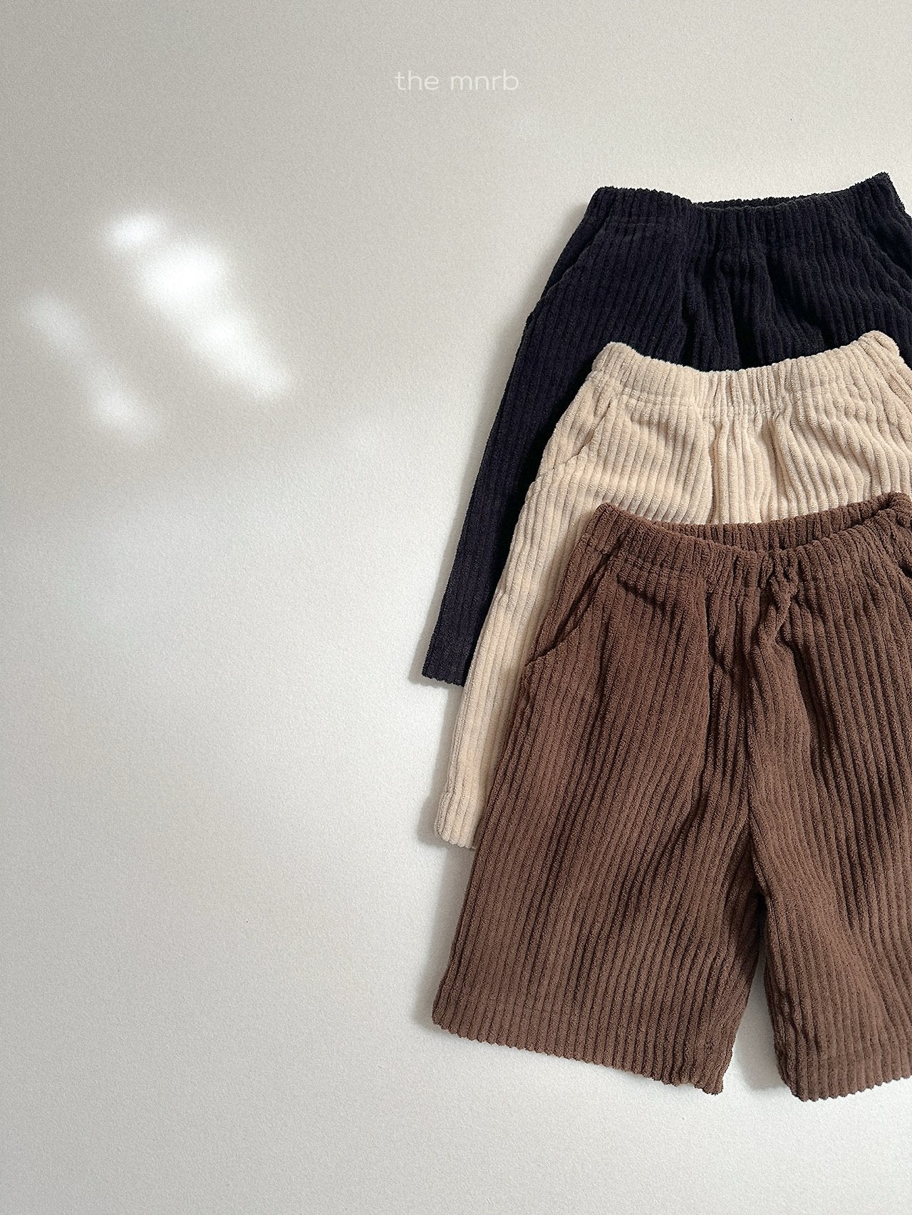 [minirobe] Culotte corduroy pants