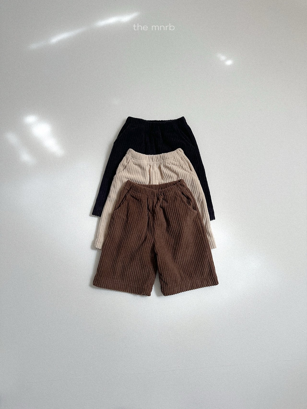 [minirobe] Culotte corduroy pants