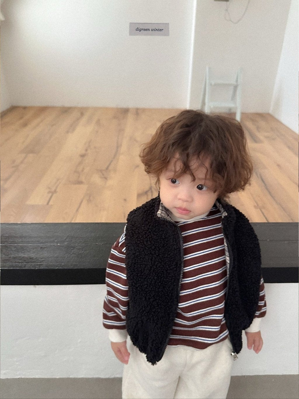 [digreen] Reversible Check Vest