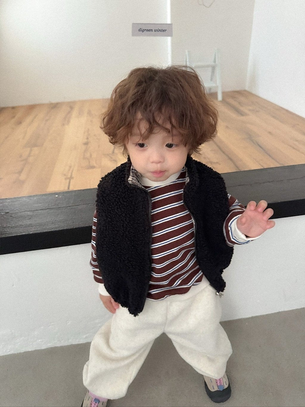 [digreen] Reversible Check Vest