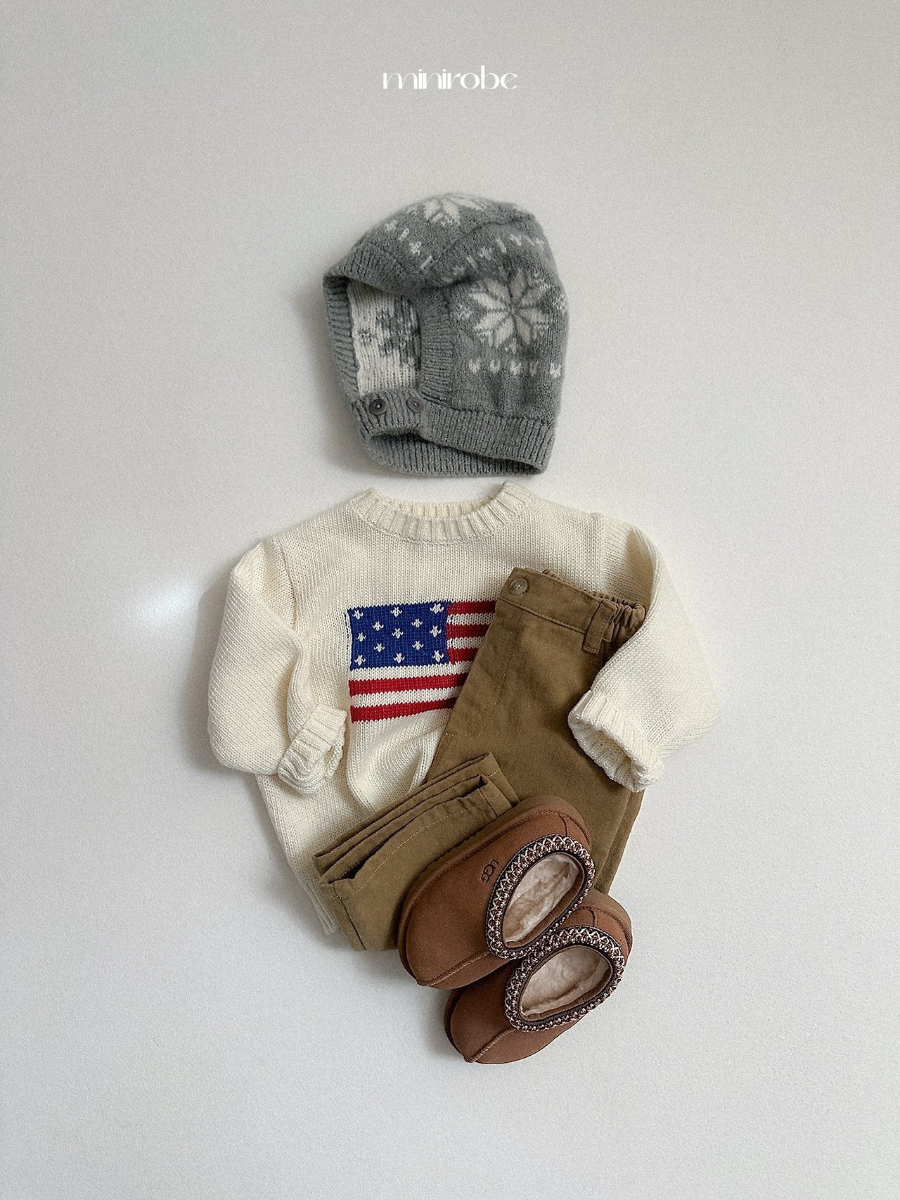 [minirobe] American knit sweater