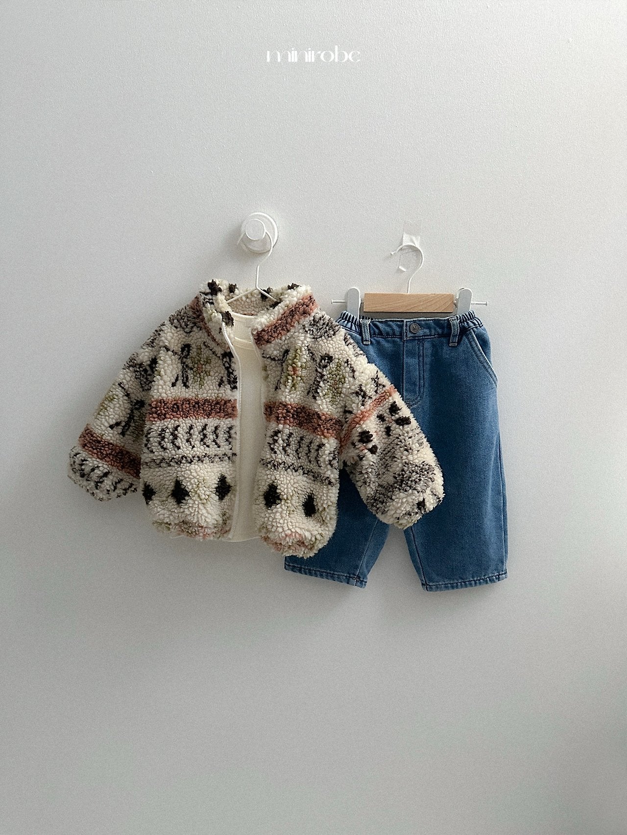 [minirobe] Dart denim pants