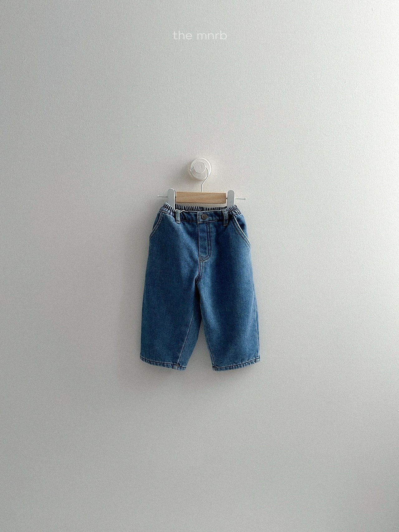 [minirobe] Dart denim pants