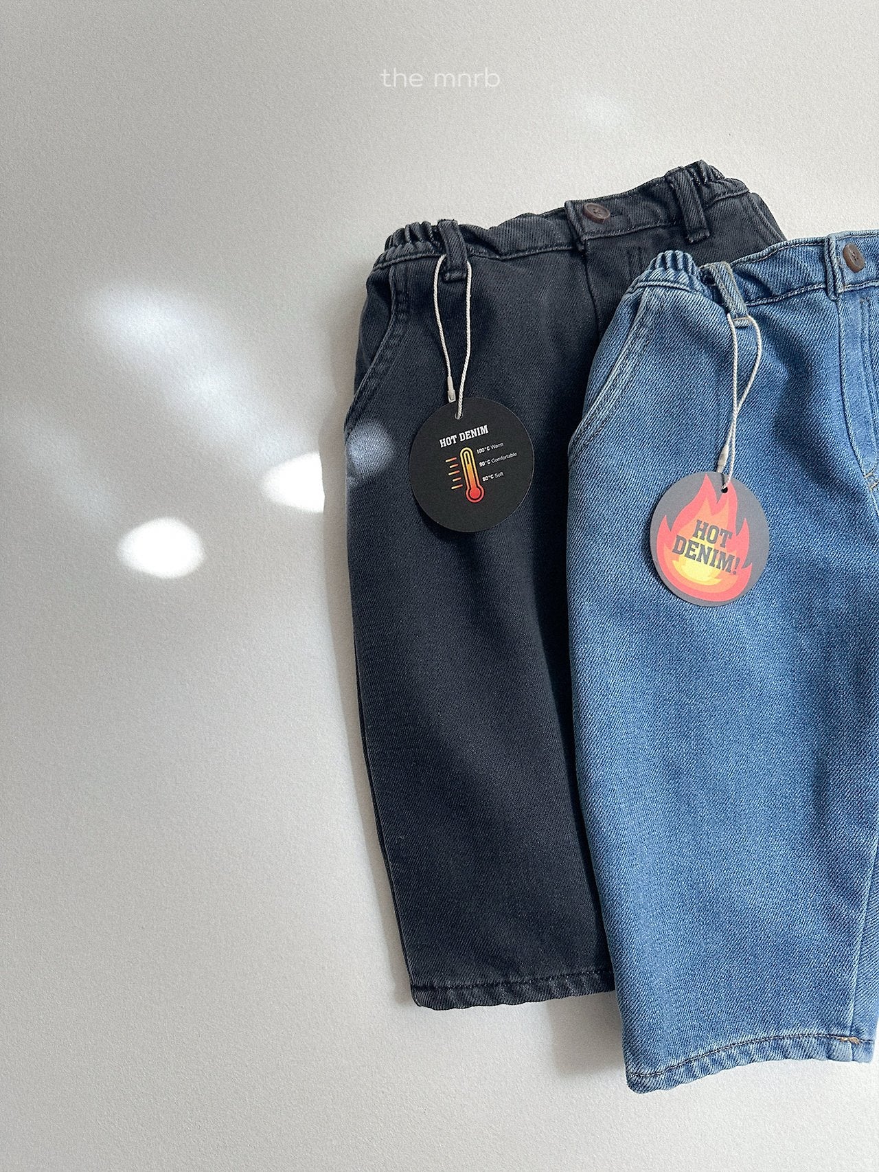 [minirobe] Dart denim pants