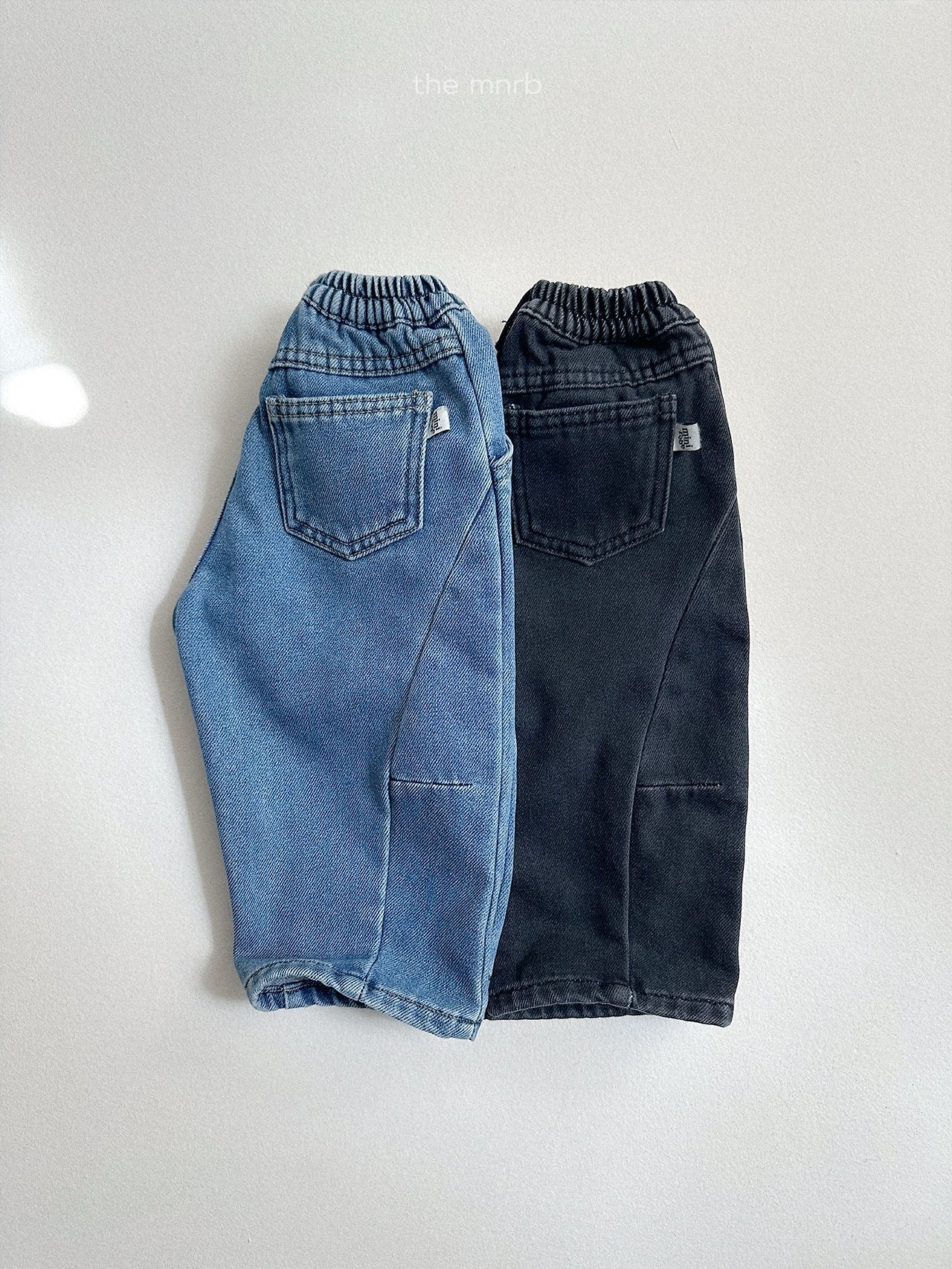 [minirobe] Dart denim pants