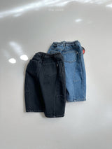 [minirobe] Dart denim pants