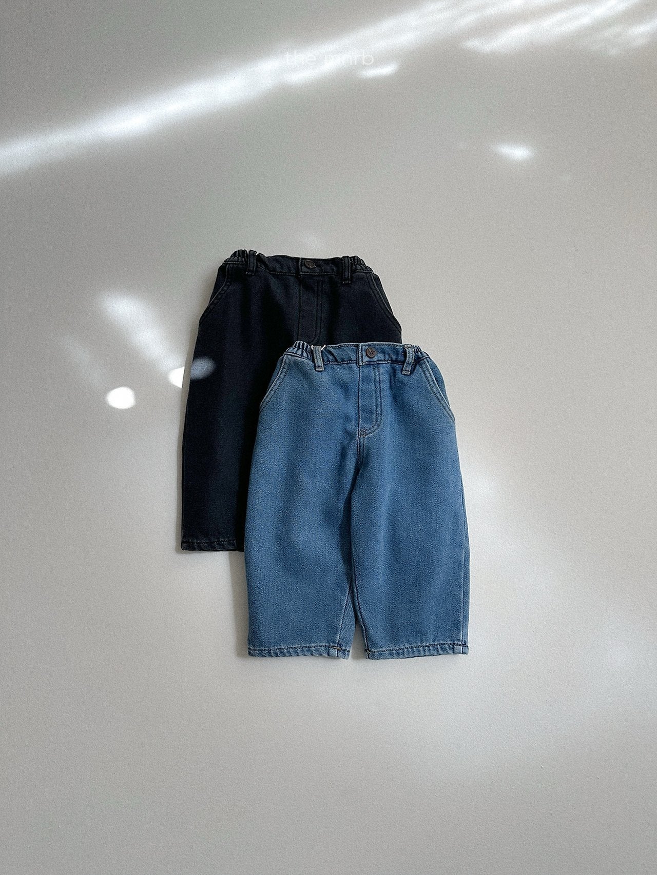 [minirobe] Dart denim pants