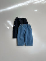 [minirobe] Dart denim pants