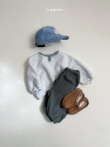 [minirobe] Popo placket sweatshirt