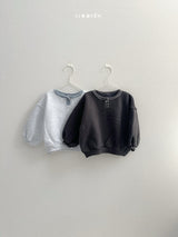 [minirobe] Popo placket sweatshirt