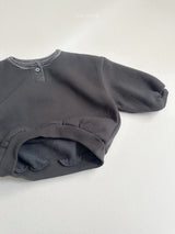 [minirobe] Popo placket sweatshirt