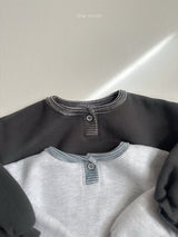[minirobe] Popo placket sweatshirt