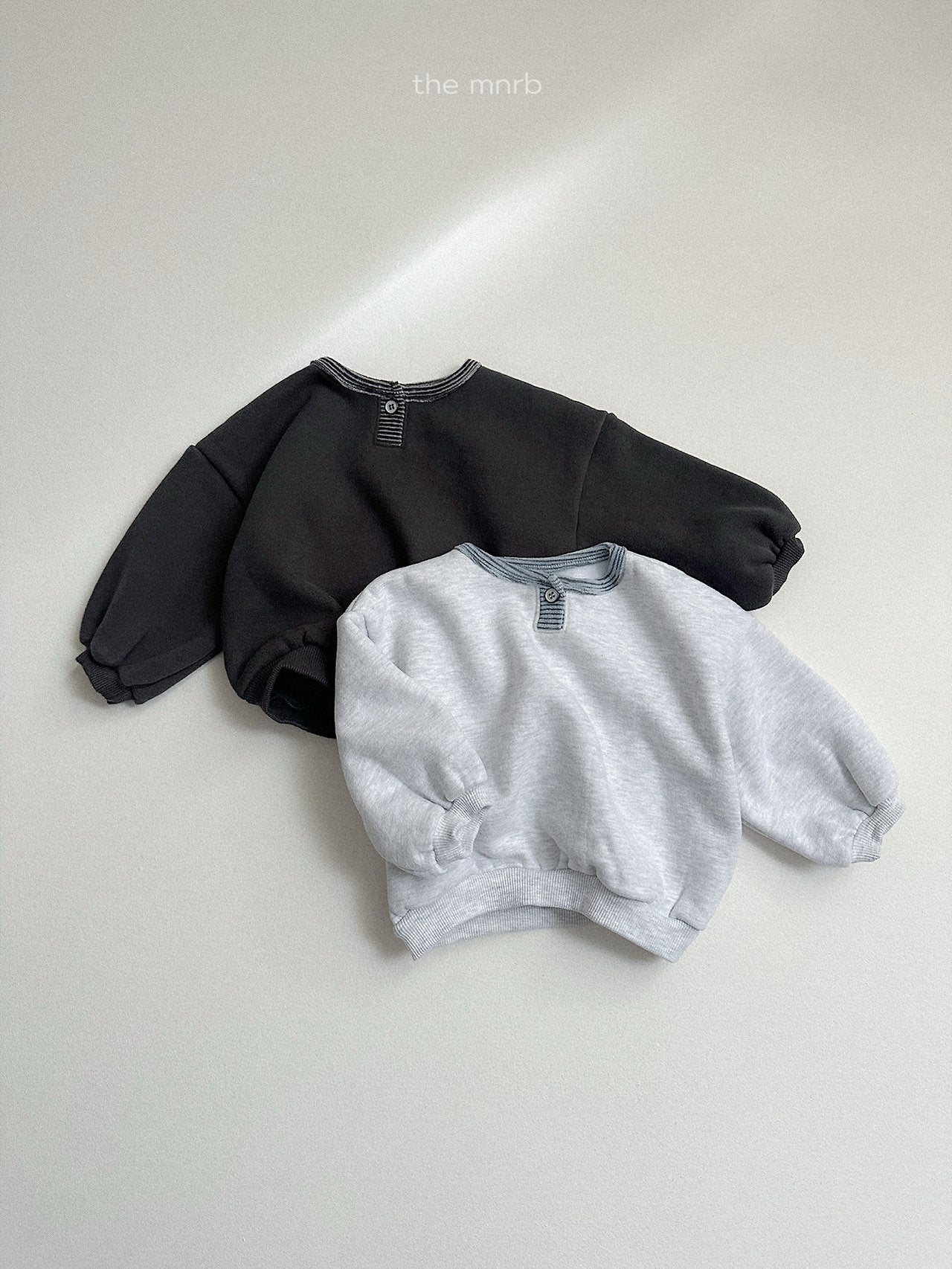 [minirobe] Popo placket sweatshirt