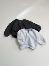 [minirobe] Popo placket sweatshirt