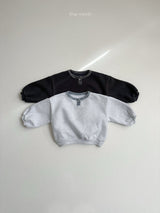 [minirobe] Popo placket sweatshirt