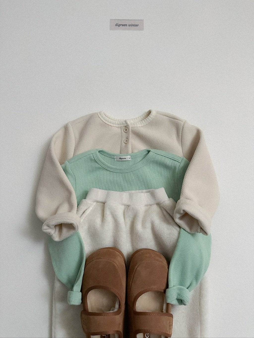 [digreen] Clay Rib Tee