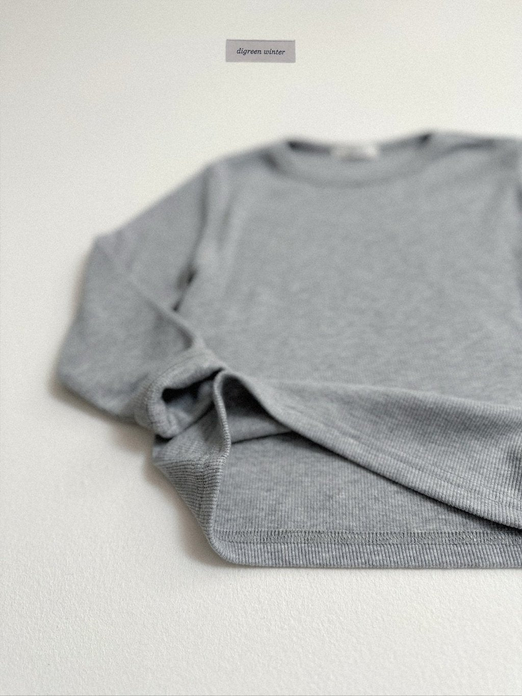 [digreen] Clay Rib Tee