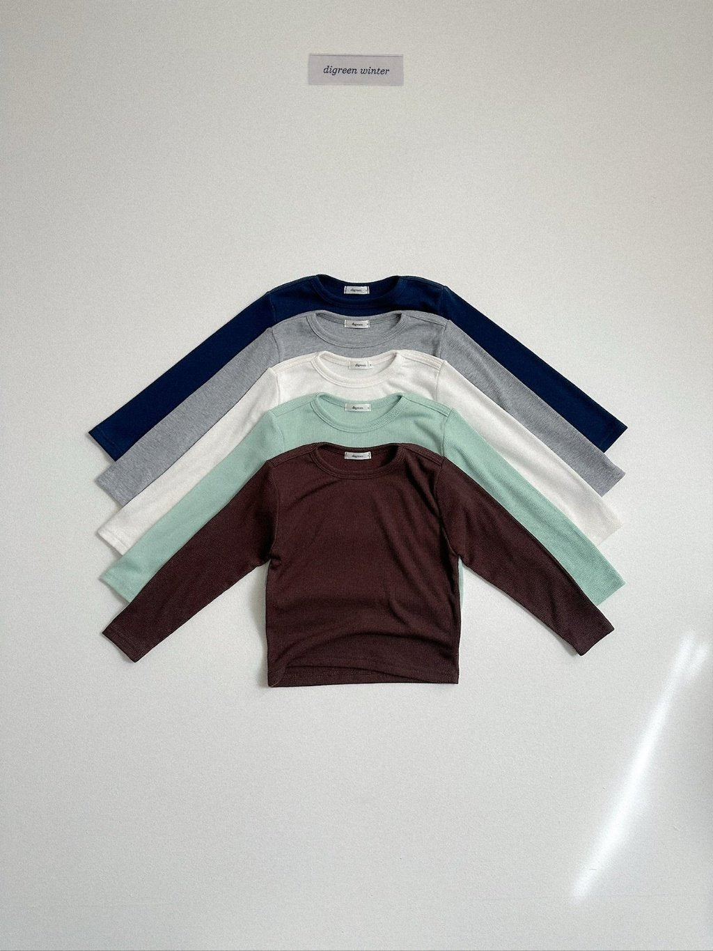 [digreen] Clay Rib Tee