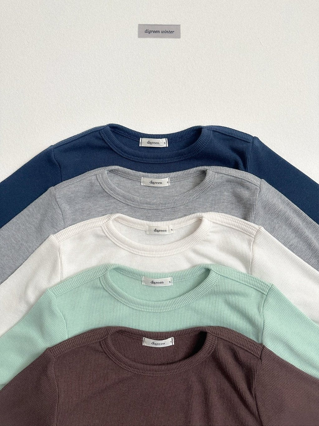 [digreen] Clay Rib Tee