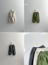 [minirobe] Teddy jogger pants