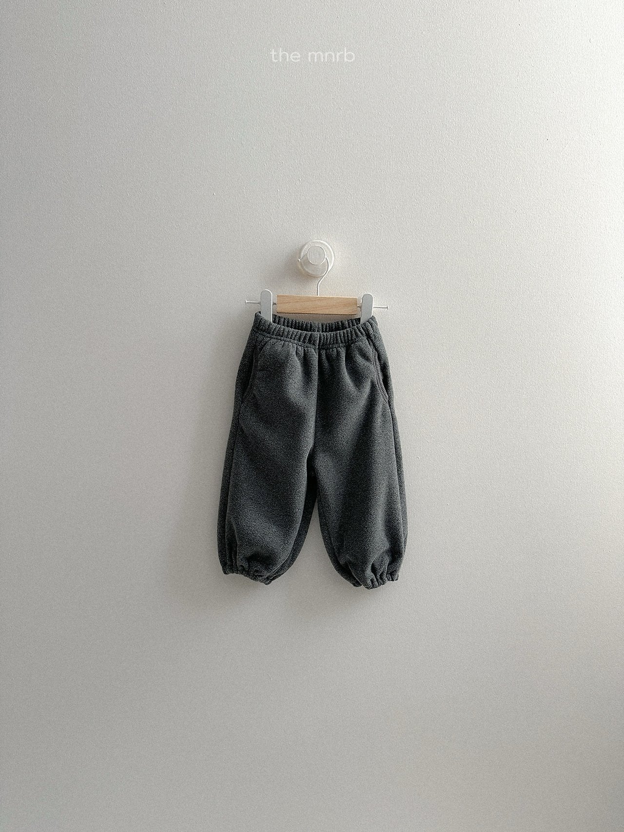 [minirobe] Teddy jogger pants