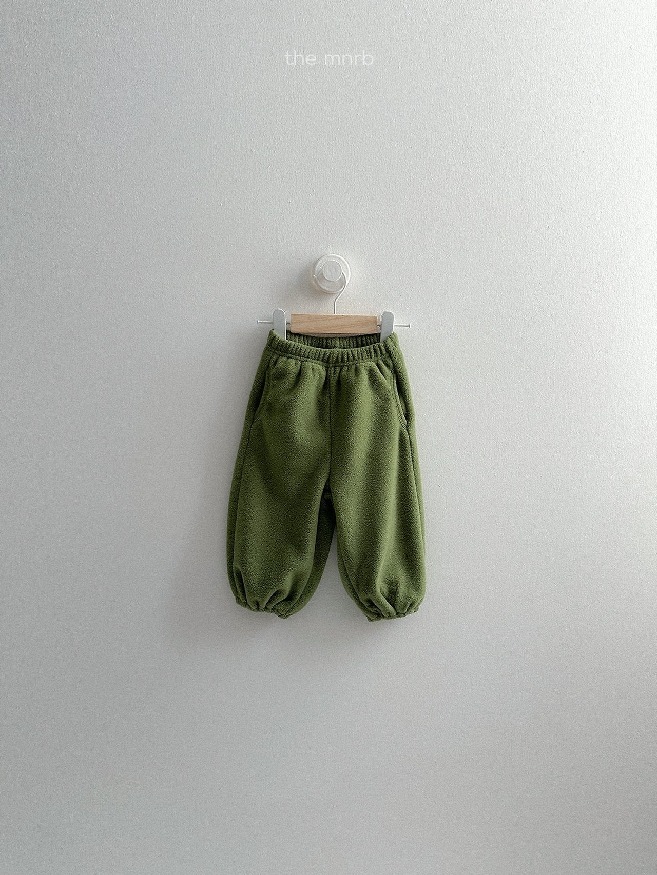 [minirobe] Teddy jogger pants