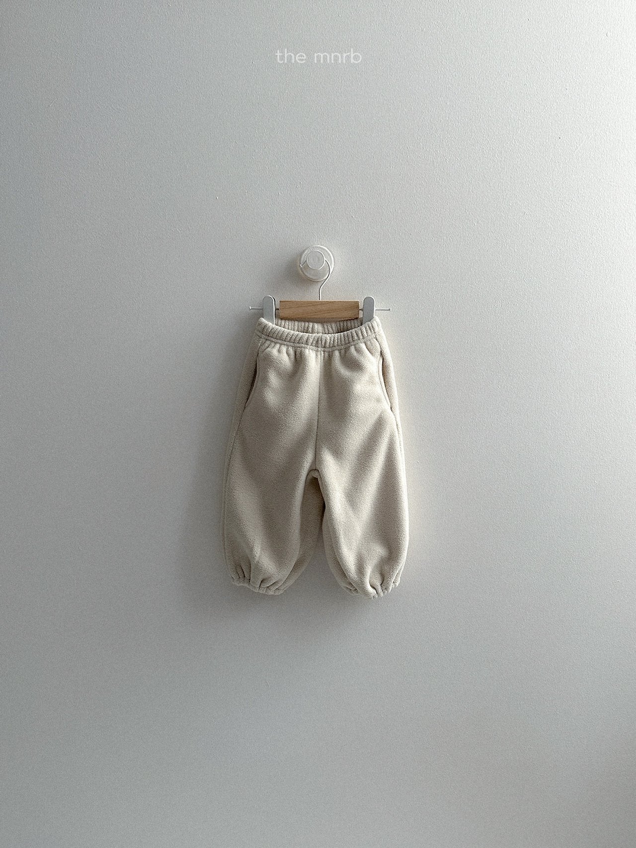 [minirobe] Teddy jogger pants