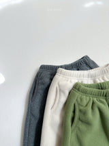 [minirobe] Teddy jogger pants