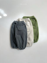 [minirobe] Teddy jogger pants
