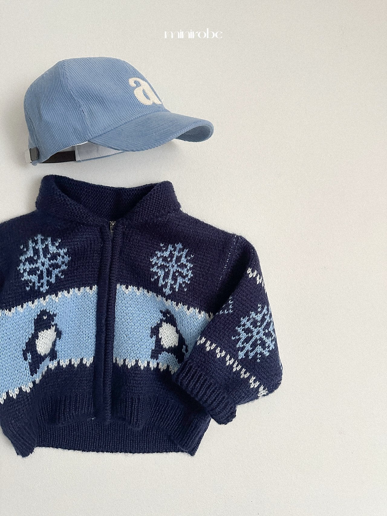 [minirobe] Penguin knit cardigan