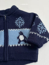 [minirobe] Penguin knit cardigan