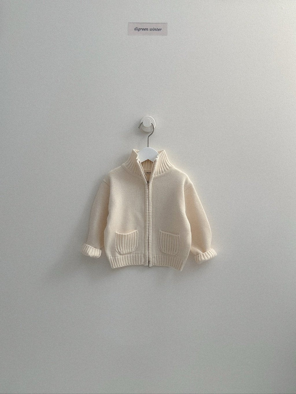 [digreen] Roel Knit Zipup Pullober
