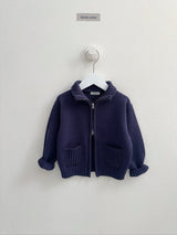 [digreen] Roel Knit Zipup Pullober