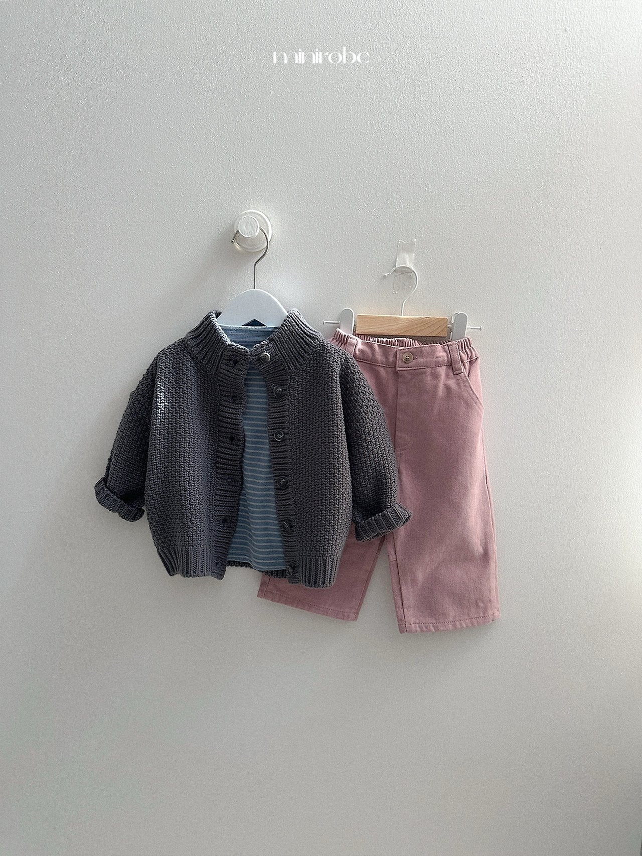 [minirobe] Merry mock neck tee
