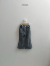 [digreen] Chenille Flare Denim