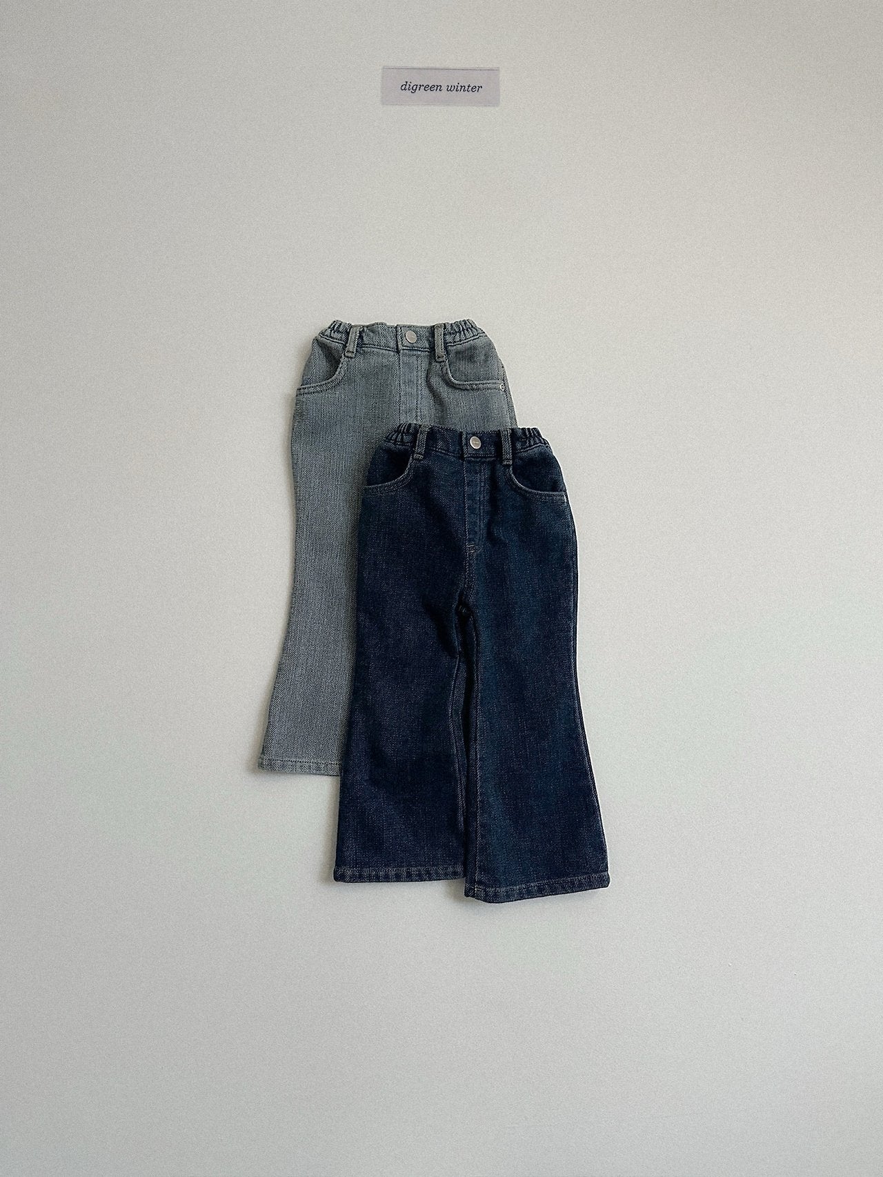 [digreen] Chenille Flare Denim