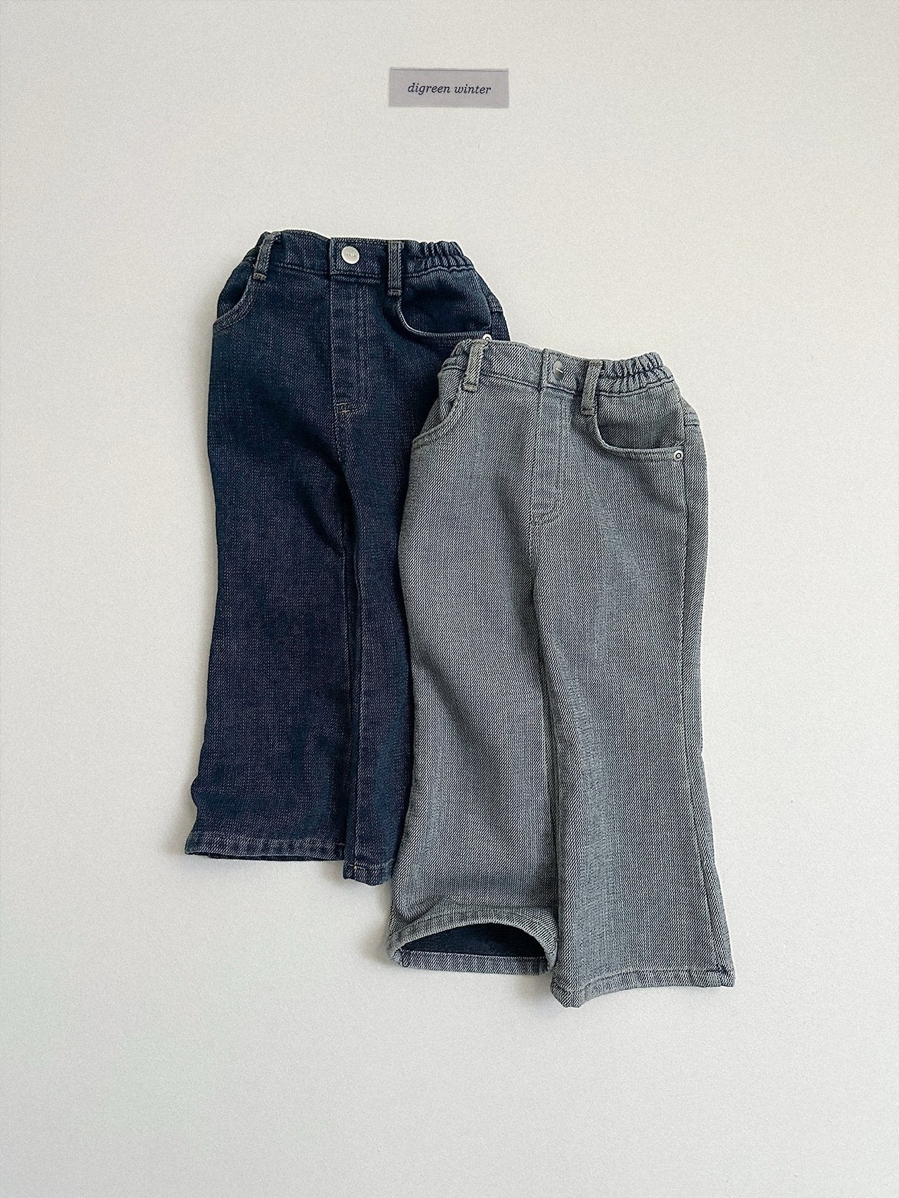[digreen] Chenille Flare Denim