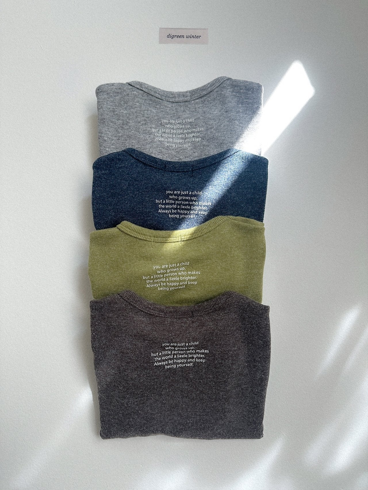 [digreen] Back Lettering Tee