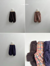 [minirobe] Fleece jogger pants