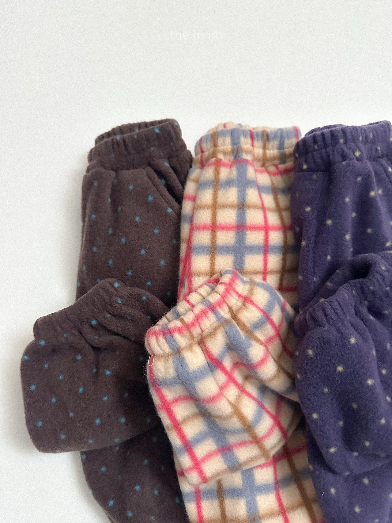 [minirobe] Fleece jogger pants